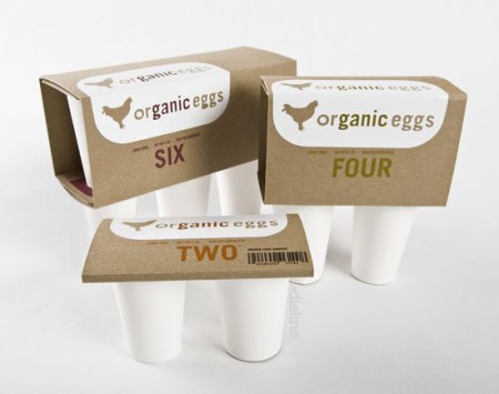 Упаковка «Organic Eggs» — новый взгляд на классику