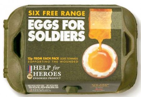 Британские дизайнеры упаковали «яйца для солдат»
